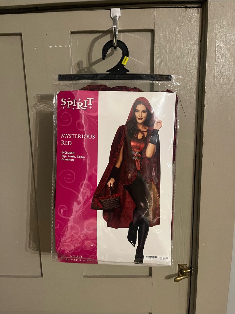 Spirit Halloween Mysterious Red Riding Hood Women’s costume